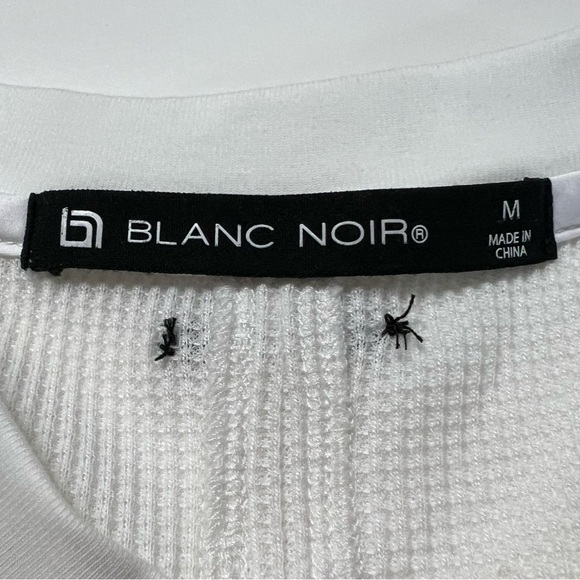 NWT Sold Out Blanc Noir Moto Henley Sz M - Picture 6 of 7